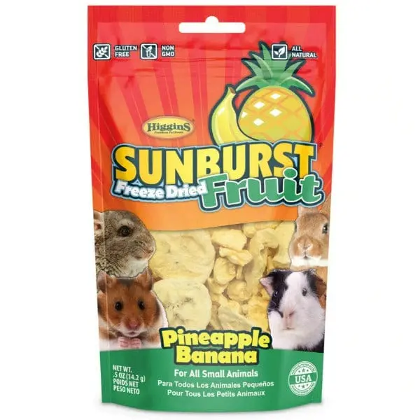Sunburst Freeze Dried Pineapple Banana For Small Animals 1