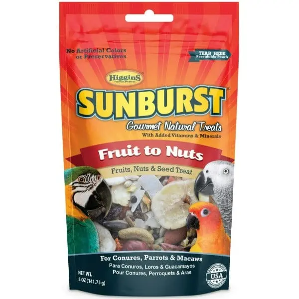 Sunburst Fruits To Nuts Gourmet Natural Bird Treats 1