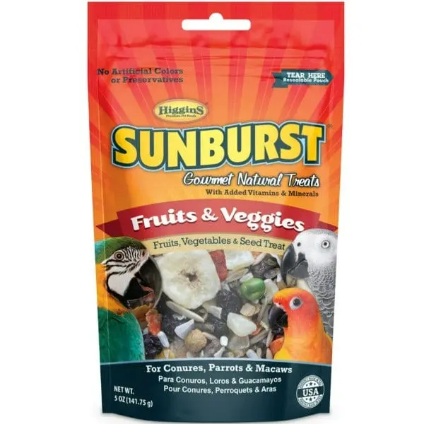 Sunburst Fruits & Veggies (Large) Gourmet Natural Bird Treats 1