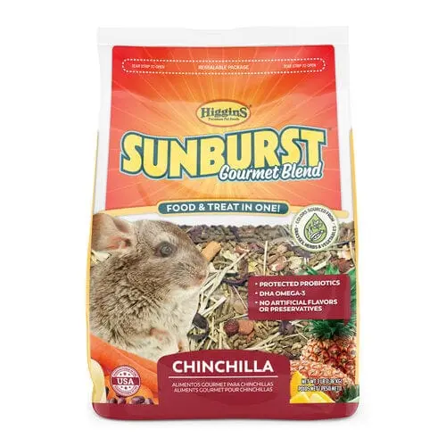 Sunburst Gourmet Blend Chinchilla Food 1