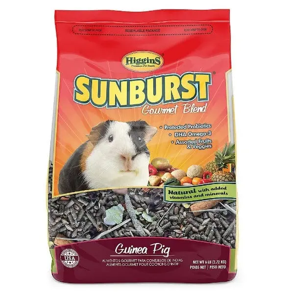 Sunburst Gourmet Blend Guinea Pig Food 1