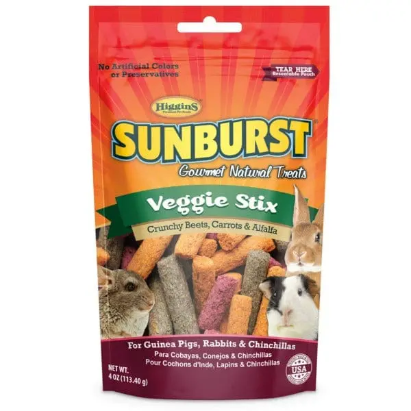 Sunburst Veggie Stix Gourmet Natural Treats For Small Animals 1