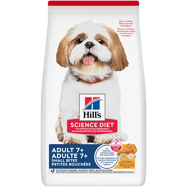 Science Diet Adult 7+ Small Bites Chicken Meal, Barley & Rice Recipe Dry Dog Food 2