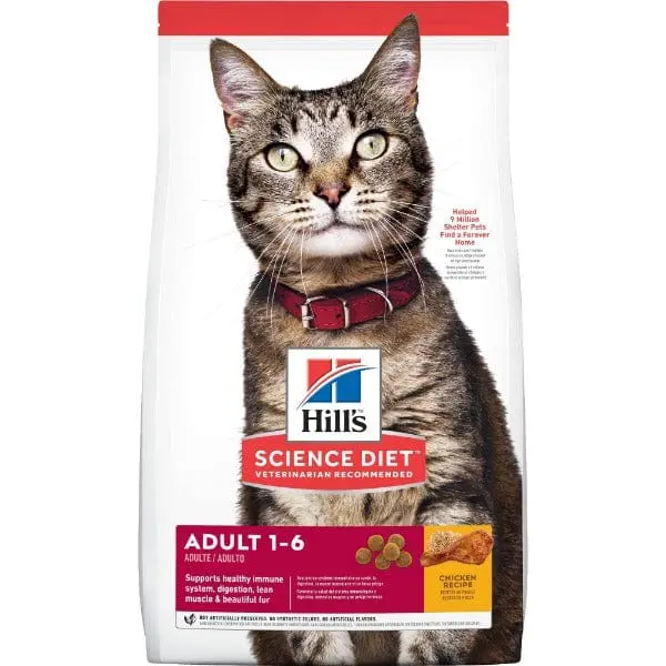 Science Diet Adult Chicken Recipe Dry Cat Food 1