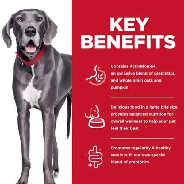 Science Diet Adult Large Breed Perfect Digestion Chicken Recipe Dry Dog Food, 22Lb 2