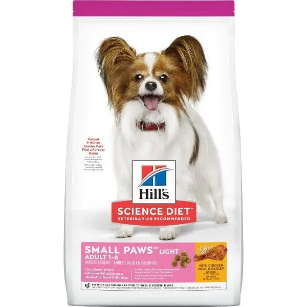 Science Diet Adult Light Small & Mini Chicken Meal & Barley Dry Dog Food, 4.5Lb 1