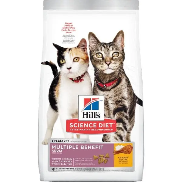 Science Diet Adult Multiple Benefit Chicken Recipe Dry Cat Food 1