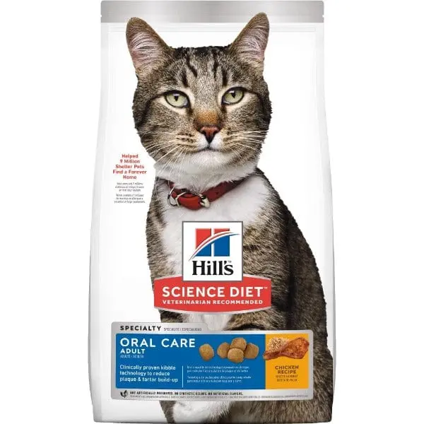 Science Diet Adult Oral Care Chicken Recipe Dry Cat Food 1