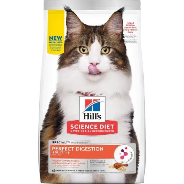 Science Diet Adult Perfect Digestion Chicken Recipe Dry Cat Food 1