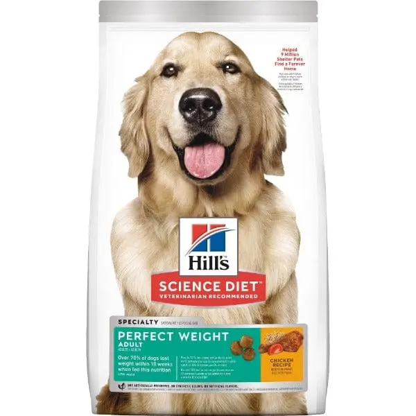 Science Diet Adult Perfect Weight Chicken Recipe Dry Dog Food 1