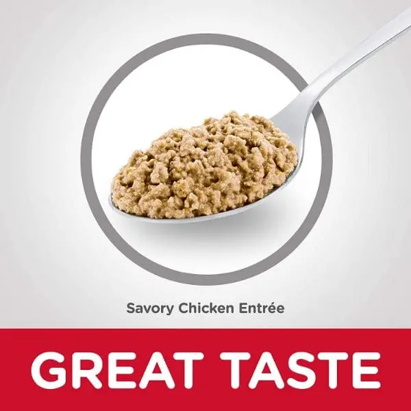 Science Diet Adult Savory Chicken Entree Canned Cat Food, 5.5Oz 2