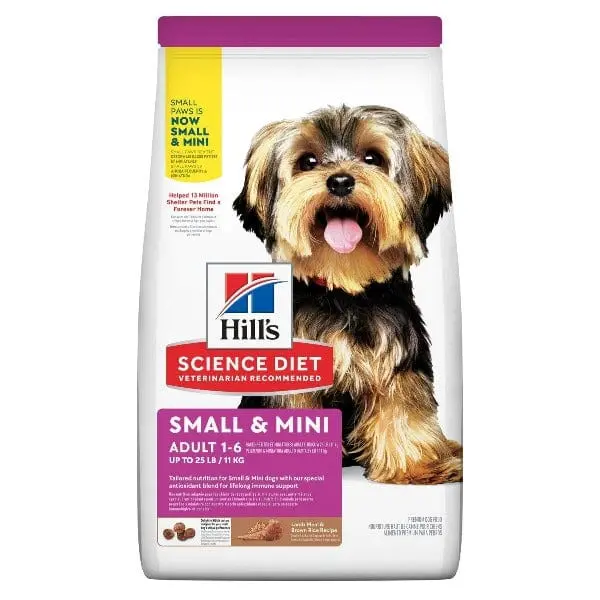 Science Diet Adult Small & Mini Lamb Meal & Brown Rice Recipe Dry Dog Food, 4.5Lb 1
