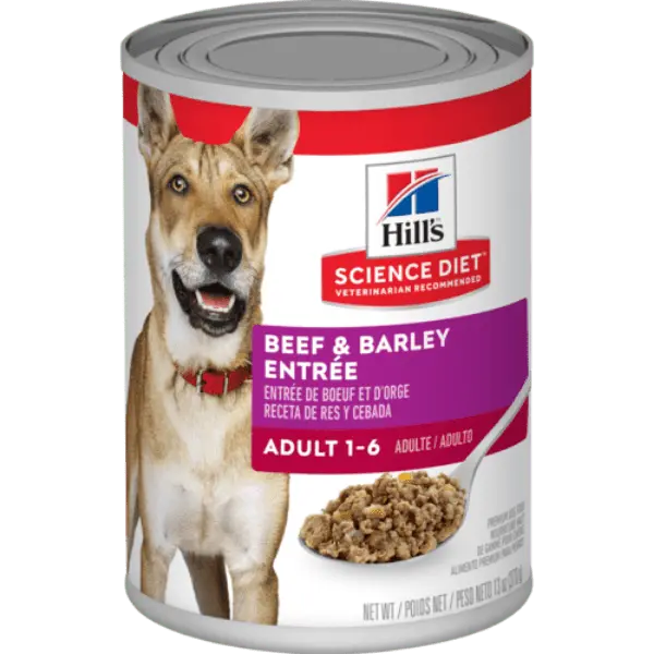 Science Diet Beef & Barley Entree Adult Canned Dog Food, 13Oz 1