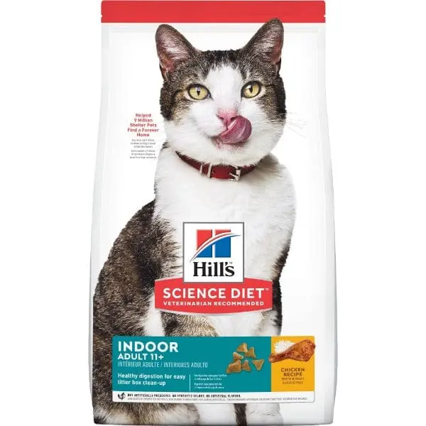 Science Diet Indoor Adult 11+ Chicken Recipe Dry Cat Food 1