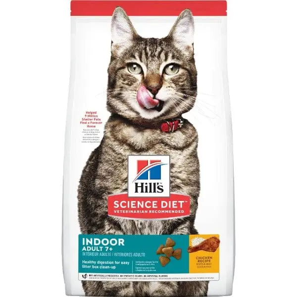 Science Diet Indoor Adult 7+ Chicken Recipe Dry Cat Food 1