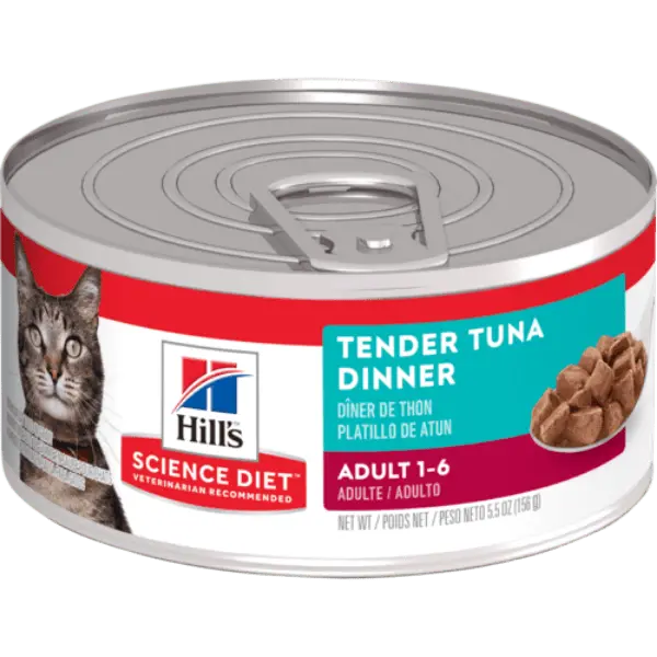 Science Diet Tender Tuna Dinner Adult Canned Cat Food, 5.5Oz 1