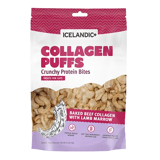 Icelandic+ Beef Collagen Puffs With Marrow Cat Treats (Special Order Item) 1