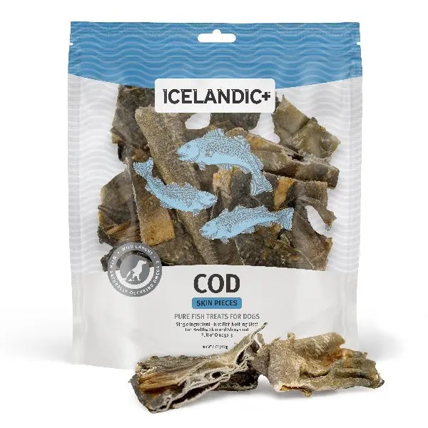 Icelandic+ Cod Skin Pieces Dog Treats (Special Order Item) 1