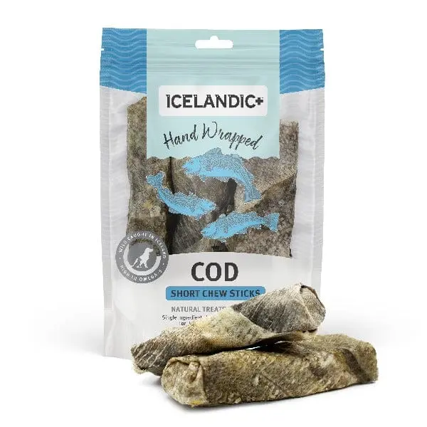 Icelandic+ Hand Wrapped Cod Skin Sticks For Dogs (Special Order Item) 1