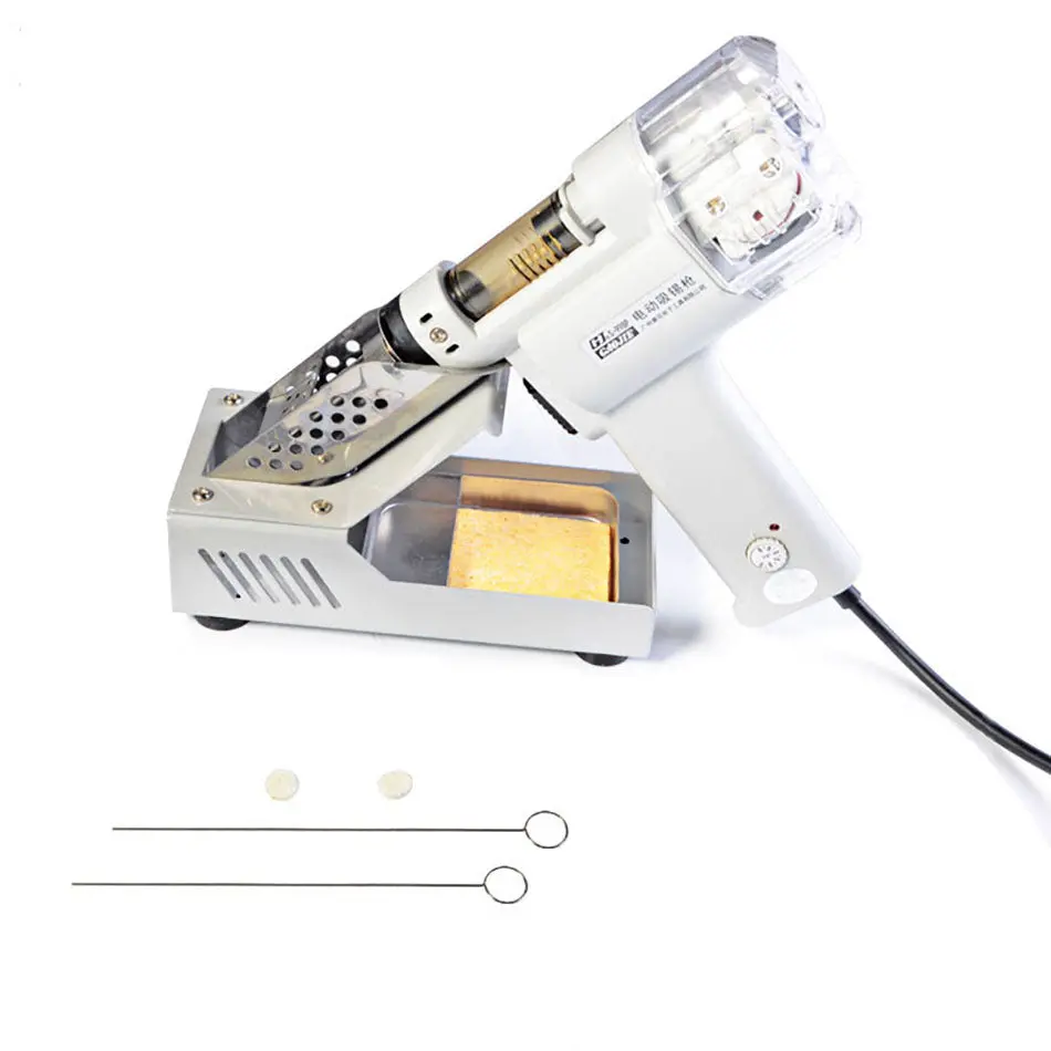 S-998P Dual Pump Suction Tin Electric Suction Tin Gun Electric Vacuum Desoldering Pump Solder Sucker Gun 220V Suction Gun 1