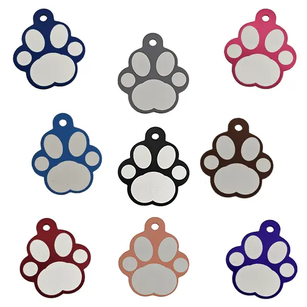 Custom Engraved Pet Tag; Special Paw 1