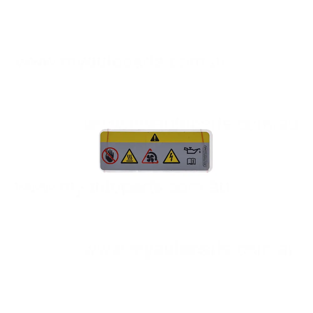 Warning Decal Oem Suits Volkswagen 1