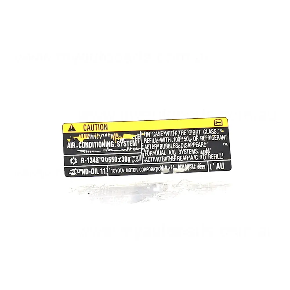 Toyota Camry Oem Warning Decal 03/2021 To / - 8872333170 1