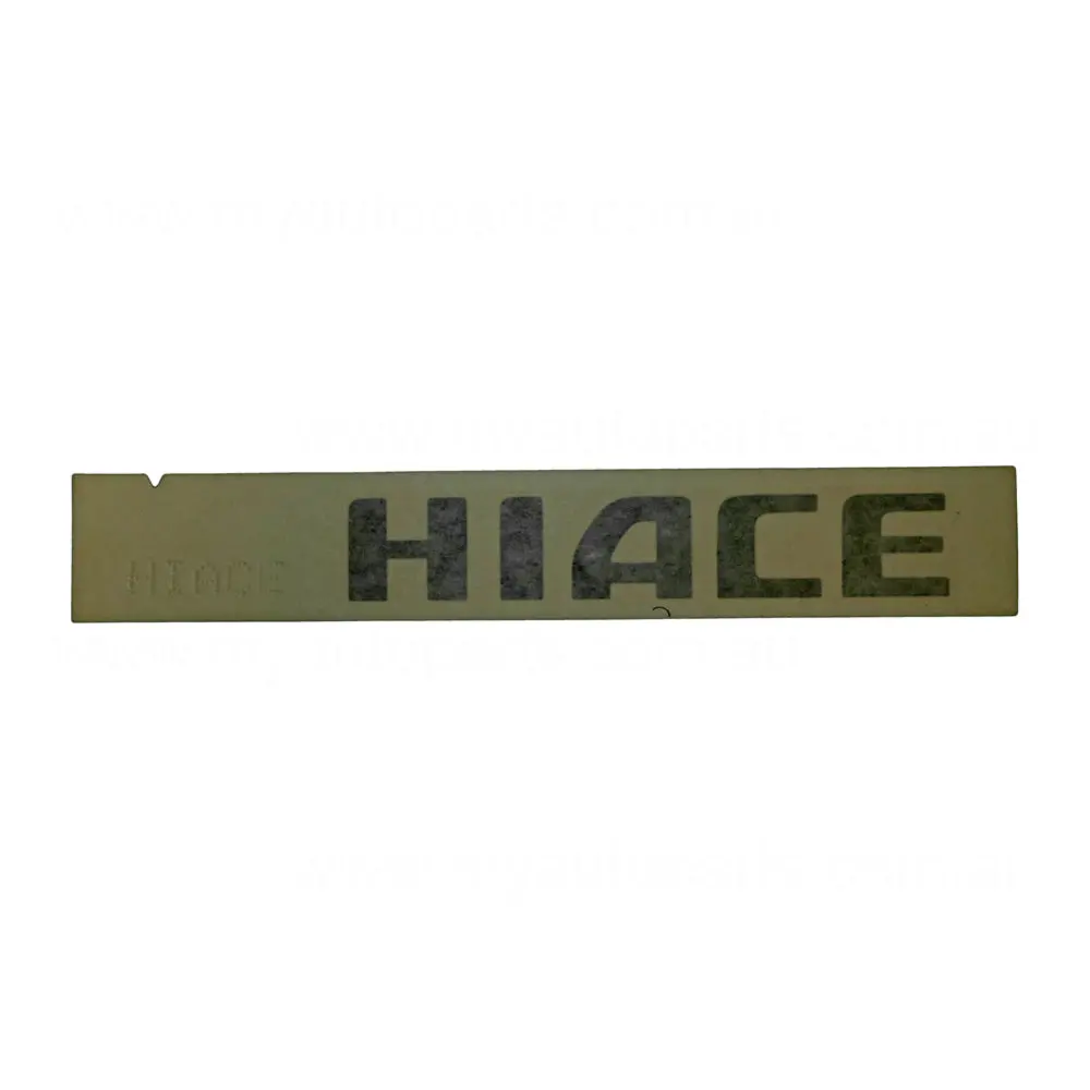 Decal Oem Suits Toyota Hiace 1