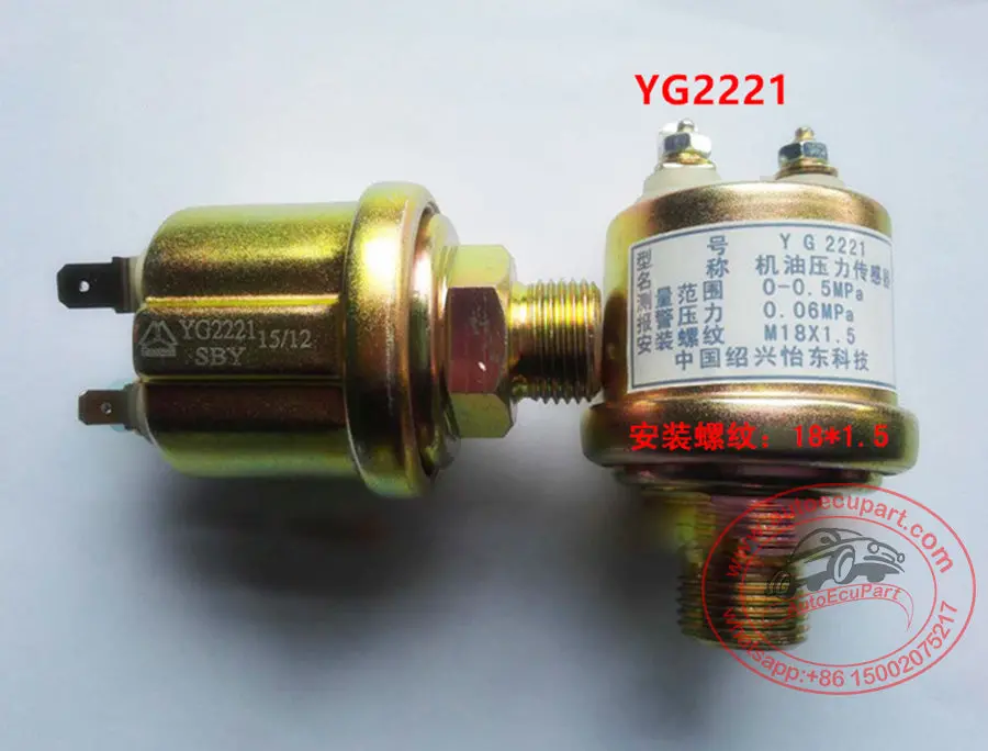 Original New Oil Pressure Sensor Yg2221 For Steyr, Sinotruk, Howo, Foton Auman, O'long 1