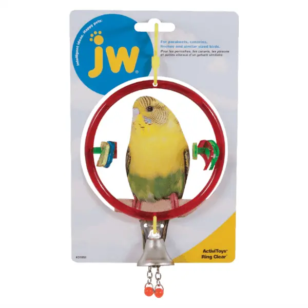 Jw Activitoys Ring Clear Bird Toy 1