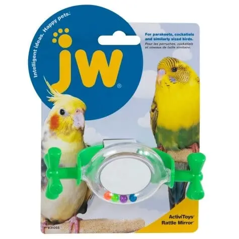 Jw Insight Activitoys Rattle Mirror For Birds 1