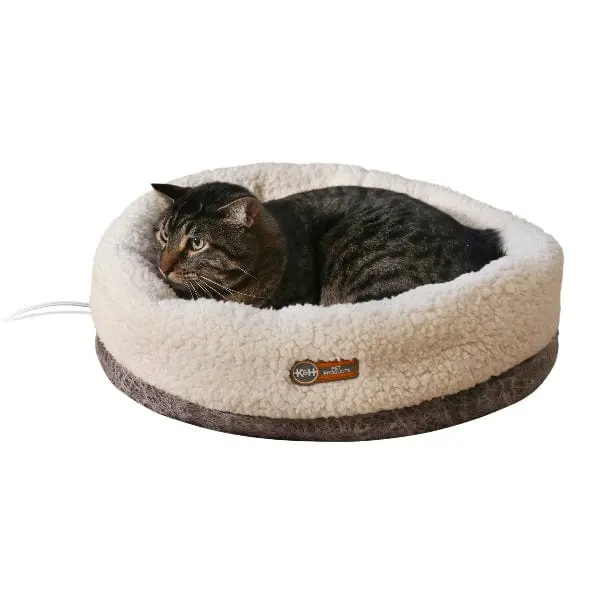K&H Thermo-Snuggle Cup Heated Cat Bed 1