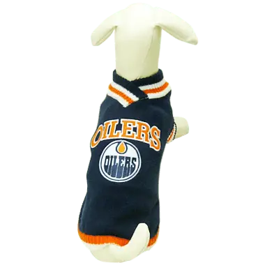 Nhl Edmonton Oilers Sweater For Dogs 1