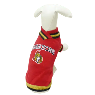 Nhl Ottawa Senators Sweater For Dogs 1
