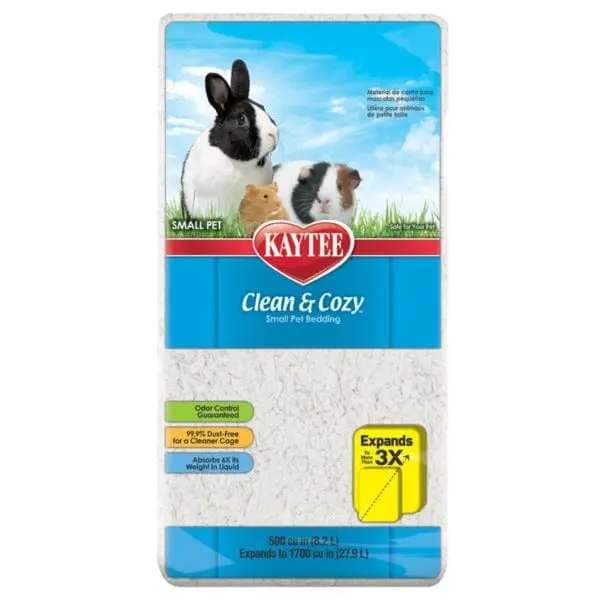 Kaytee Clean & Cozy White Bedding 1