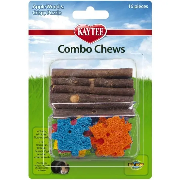 Kaytee Combo Chews, Apple Wood And Crispy Puzzle 1