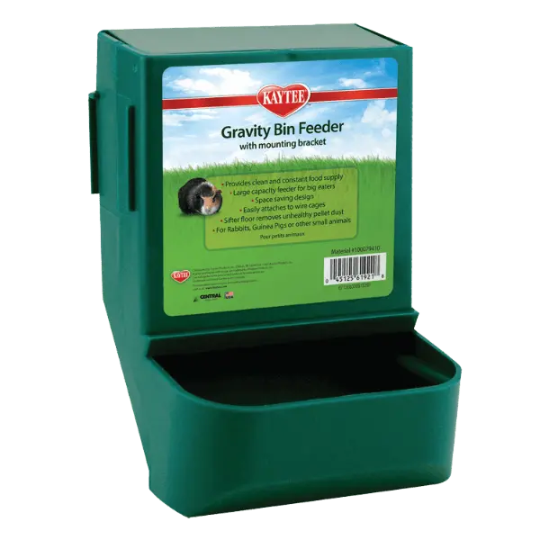 Kaytee Gravity Bin Feeder With Bracket 1
