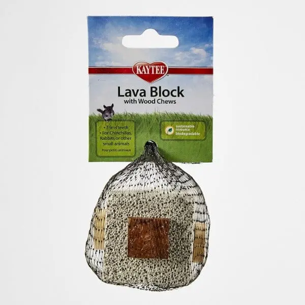 Kaytee Lava Block With Wood Chews 1