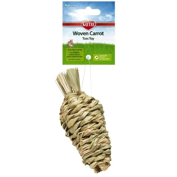 Kaytee Natural Sisal Woven Carrot Toy 1