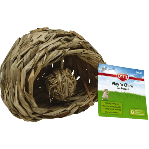 Kaytee Play 'N Chew Small Cubby Nest 1