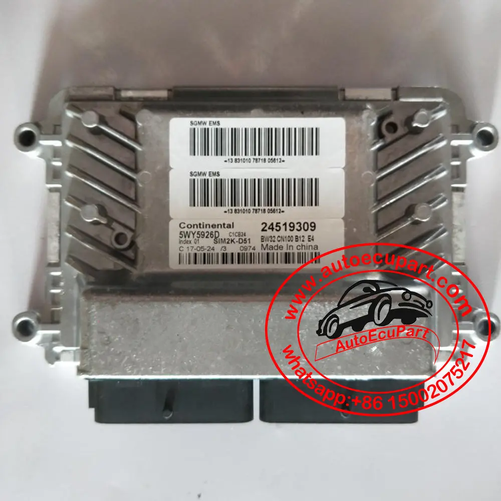 New Engine Computer Continental Ecu 5Wy5926d 24519309 For Sgmw 1