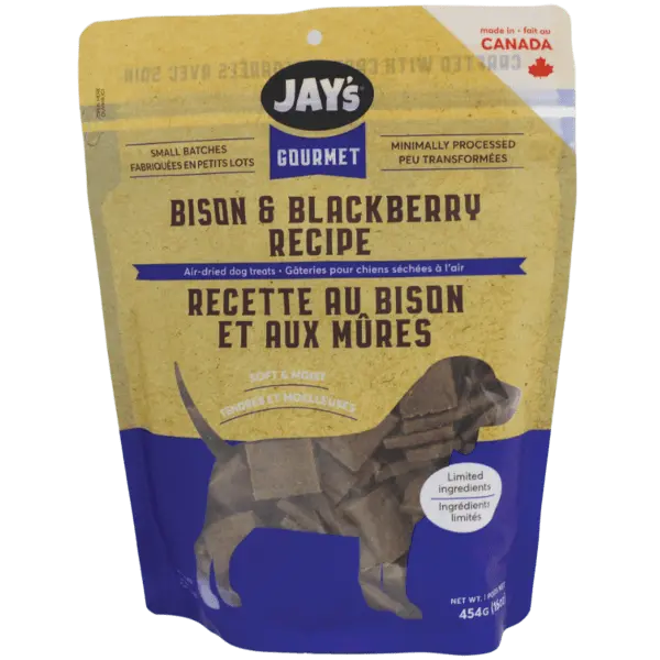 Jay's Gourmet Bison & Blackberry Recipe Dog Treats 1