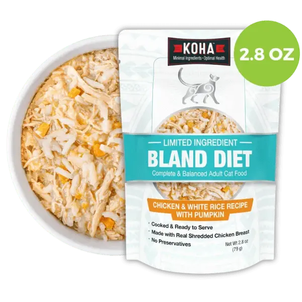 Koha Limited Ingredient Bland Diet Chicken & White Rice Recipe For Cats 1