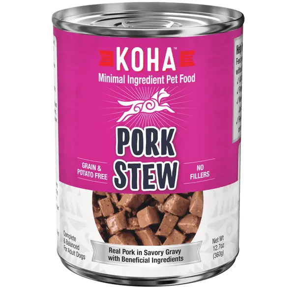 Koha Pork Stew Canned Dog Food 1