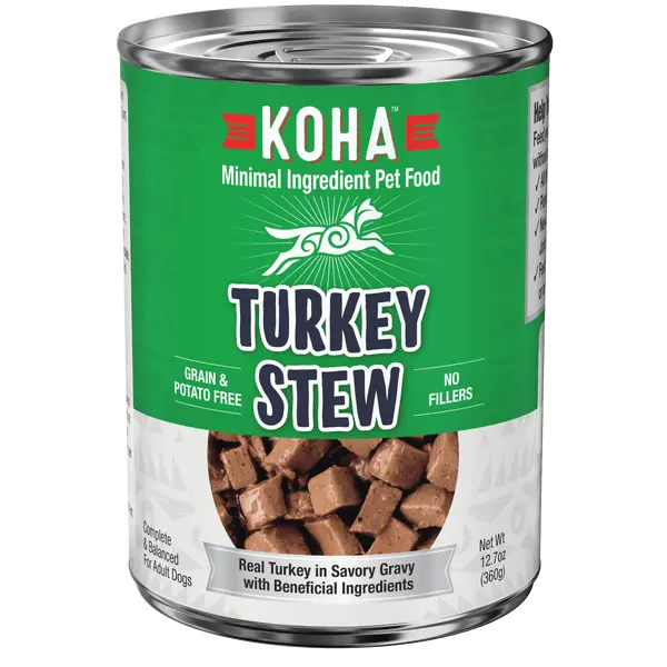 Koha Turkey Stew Canned Dog Food 1