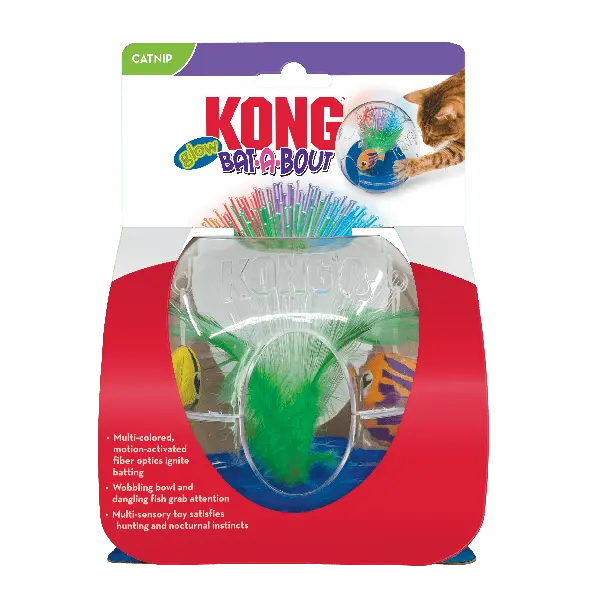 Kong Bat-A-Bout Glow Aquarium Cat Toy 1