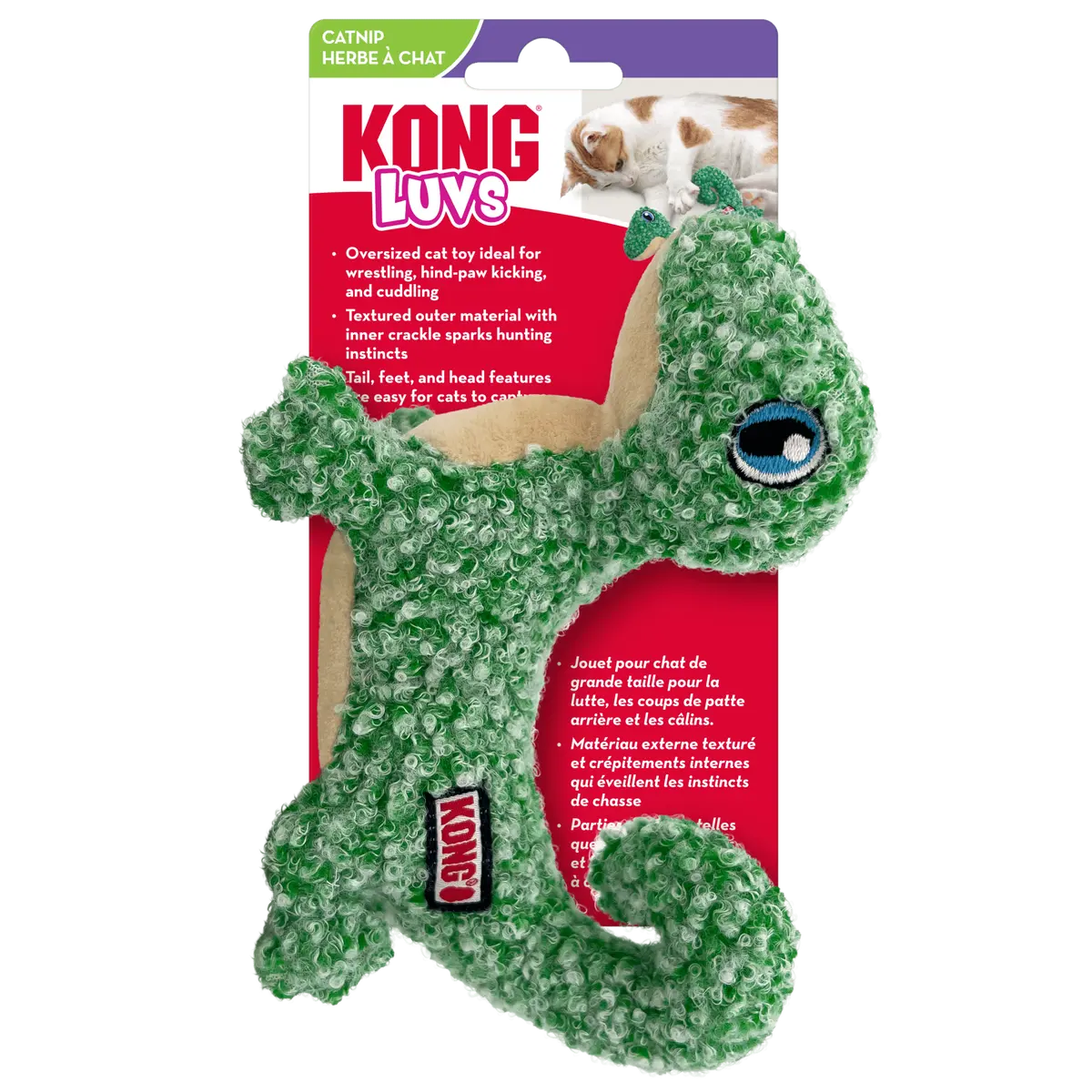 Kong Luvs Lizard Cat Toy 1