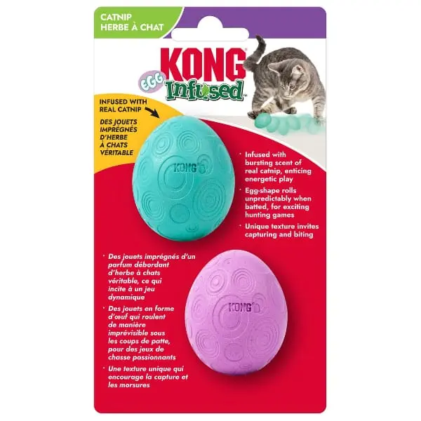 Kong Infused Catnip Eggs Cat Toy 1