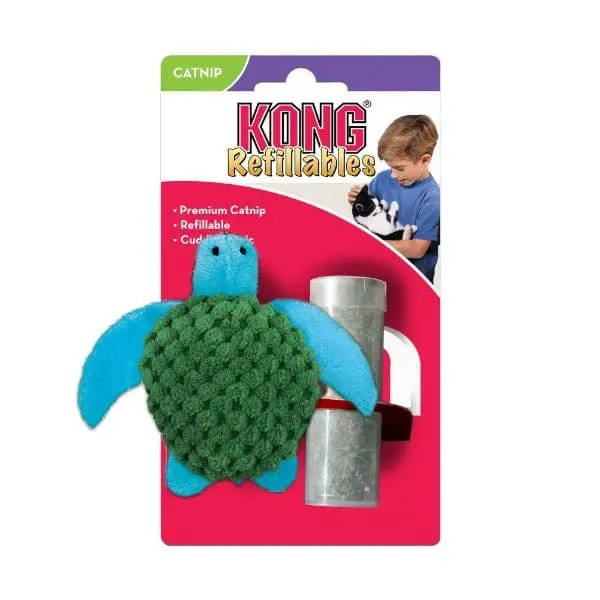 Kong Refillables Turtle Cat Toy 1