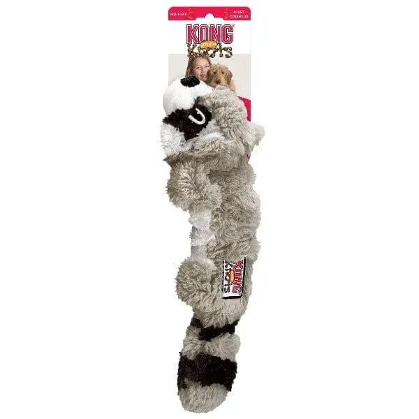 Kong Scrunch Knots Racoon Dog Toy 1
